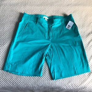 Lady Hagen Core Bangkok Bermuda ceramic Turquoise Shorts Brand New SWT Size 16